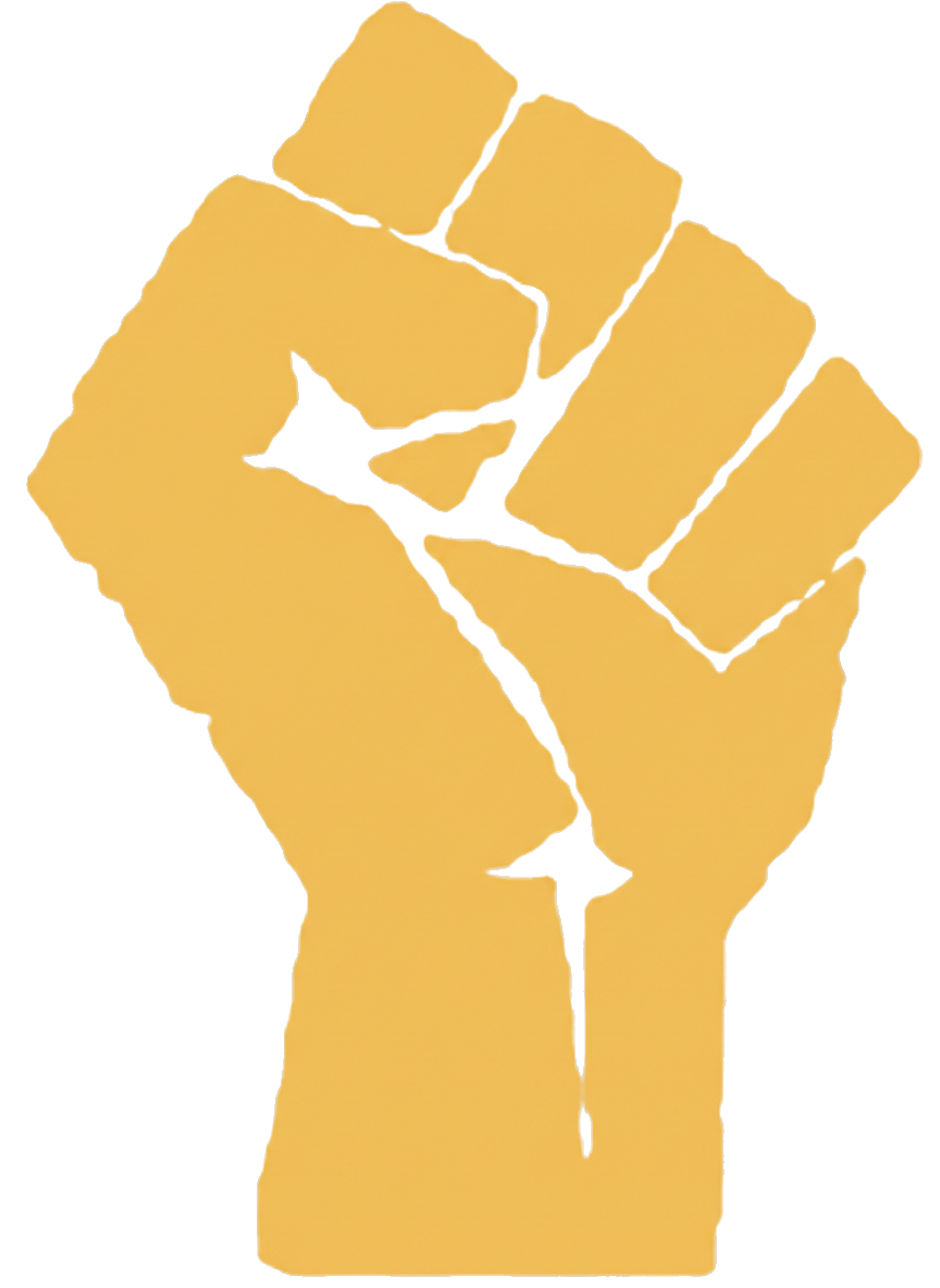 Yellow protest fist